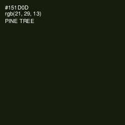#151D0D - Pine Tree Color Image
